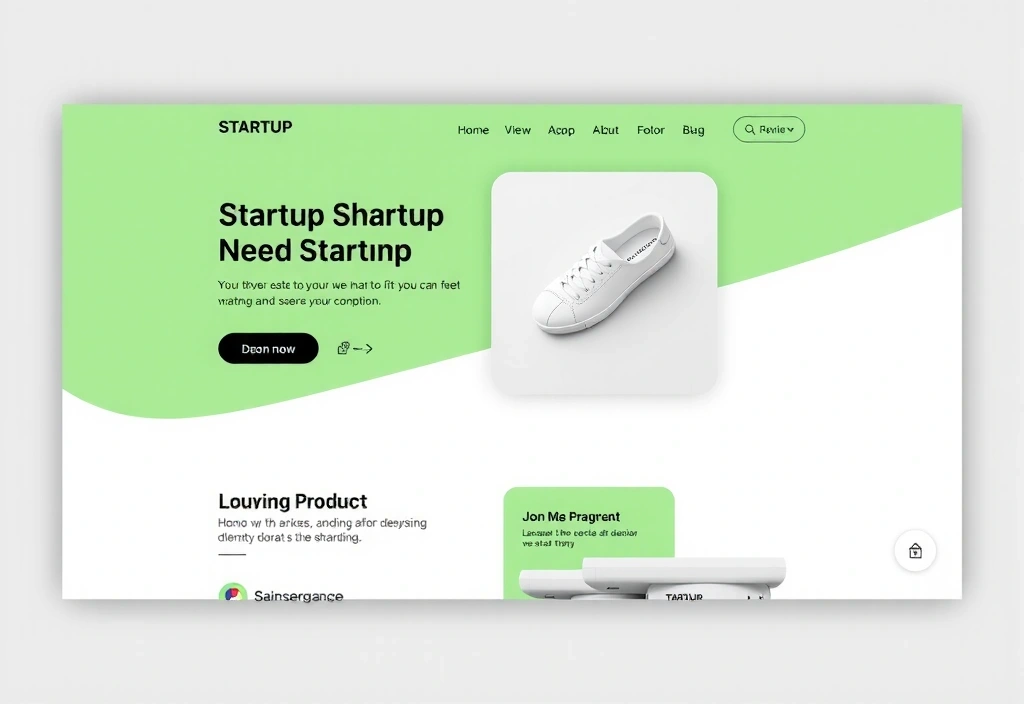 Modern minimalist startup website with clean design and strategic messaging for early-stage companies